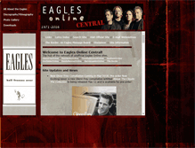 Tablet Screenshot of eaglesonlinecentral.com